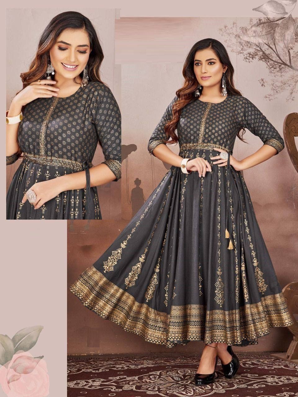 Foram 01 Fancy Designer Wholesale Anarkali Kurti Catalog
